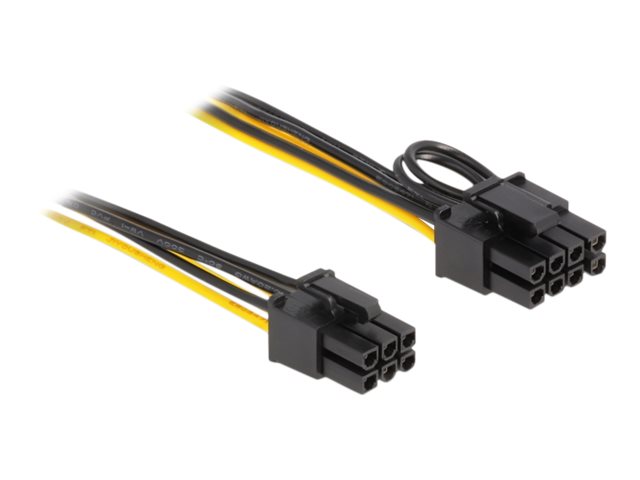 Delock Stromkabel - 6-poliges PCIe Power (M)