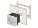 Delock Easy 45 - Steckdose - 2P+E - Typ F - mit Verschluss - 1 Steckdose - 16 A - Wechselstrom 250 V - weiß, RAL 9003 (Packung mit 10)