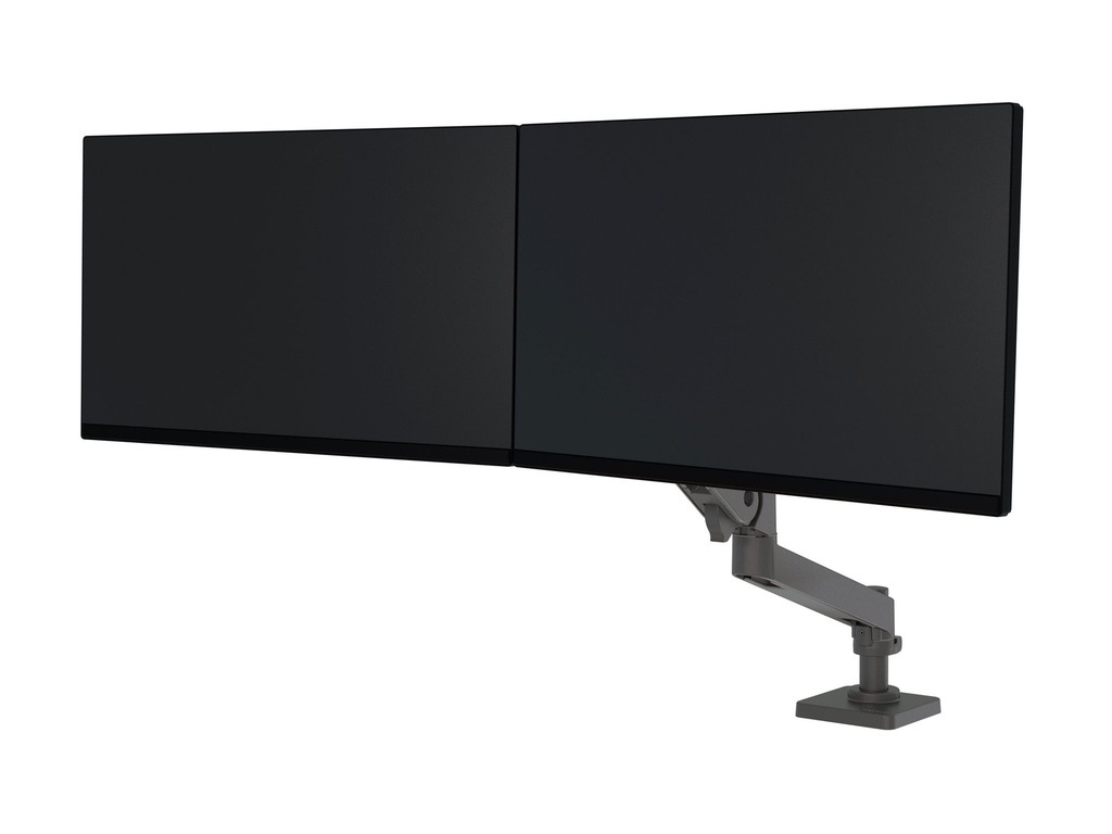 Ergotron LX Pro - Befestigungskit (Gelenkarm) - modular - für 2 LCD-Displays - Dunkelgrau - Bildschirmgröße: bis zu 68,6 cm (bis zu 27 Zoll)
