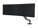 Ergotron LX Pro - Befestigungskit (Gelenkarm) - modular - für 2 LCD-Displays - Dunkelgrau - Bildschirmgröße: bis zu 68,6 cm (bis zu 27 Zoll)