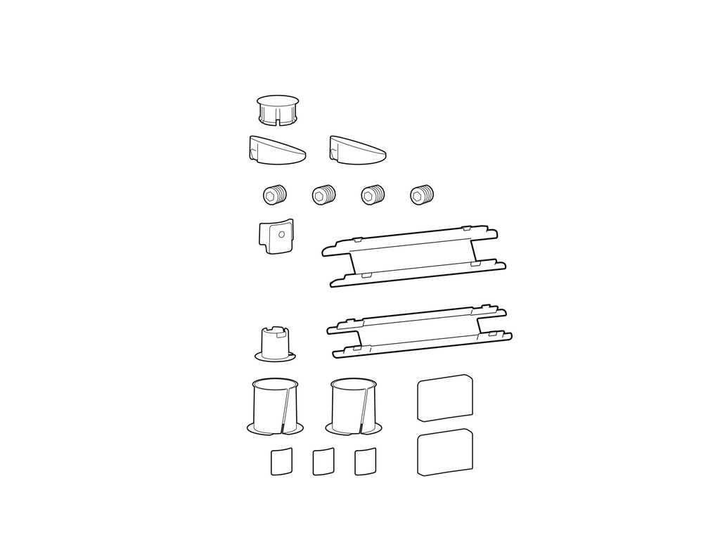 Ergotron LX Pro - Ersatzteilkit für Wandarme