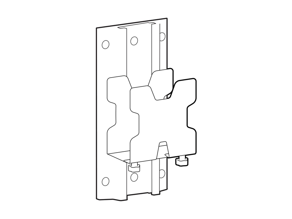 Ergotron LX Pro - Befestigungskit (Wandschiene