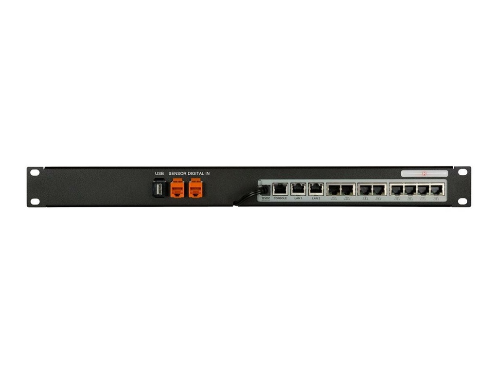 Rackmount.IT RM-VT-T1 - Montagesatz für Netzwerkgeräte - Rack montierbar - Jet Black, RAL 9005 - 1U - 48.3 cm (19")