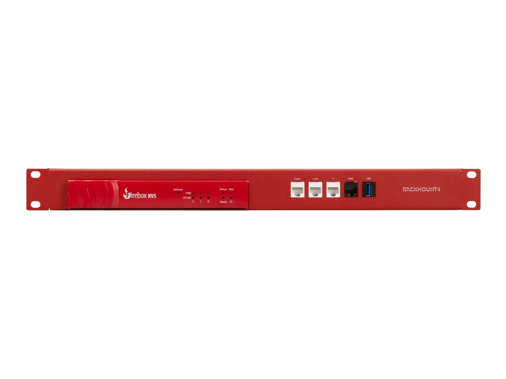 Rackmount.IT Montagesatz für Netzwerkgeräte - Rack montierbar - WatchGuard Red - 1U - 48.3 cm (19")