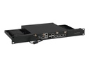 Rackmount.IT RM-LN-T1 - Montagesatz für Netzwerkgeräte - Rack montierbar - Jet Black - 1U - 48.3 cm (19")