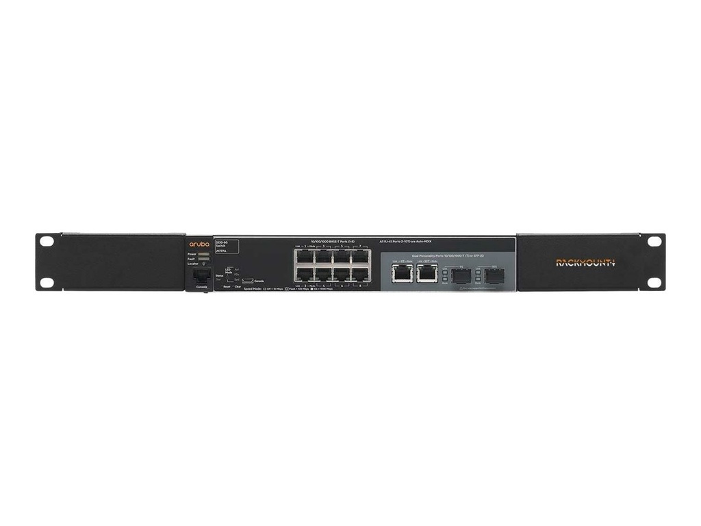 Rackmount.IT Rackmontagesatz - Schwarz, RAL 9005 - 1U - 48.3 cm (19")