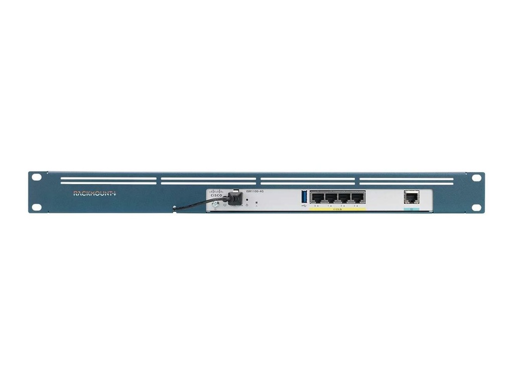 Rackmount.IT CISRACK RM-CI-T11 - Montagesatz für Netzwerkgeräte - Rack montierbar - Metallisch Blau - 1U - 48.3 cm (19")