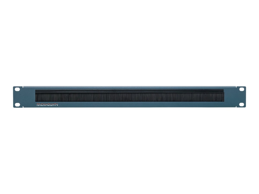 Rackmount.IT Rack-Bürstenleiste - Bürstenplatte - cisco metallisch blau - 1U - 48.3 cm (19")
