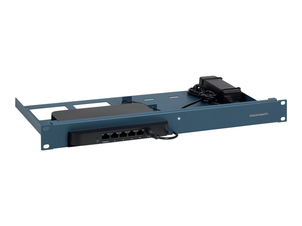 Rackmount.IT RM-CI-T15 - Montagesatz für Netzwerkgeräte - Rack montierbar - Metallisch Blau - 1U - 48.3 cm (19")