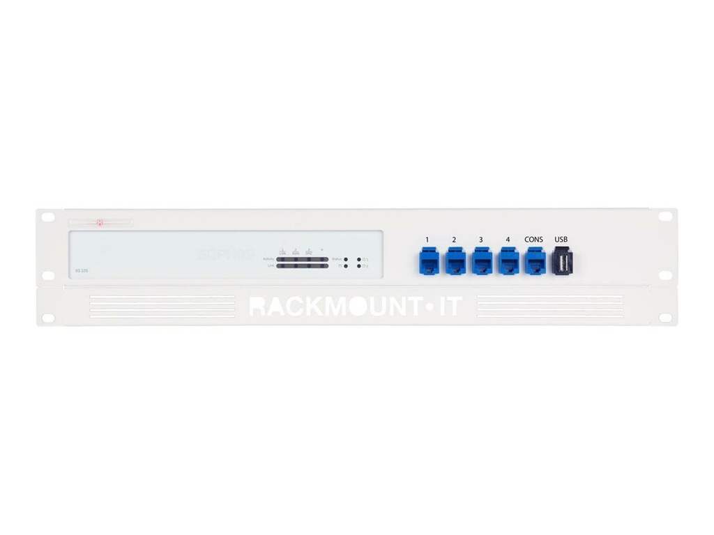 Rackmount.IT RM-SR-T5 - Montagesatz für Netzwerkgeräte - Rack montierbar - signalweiß (RAL 9003)