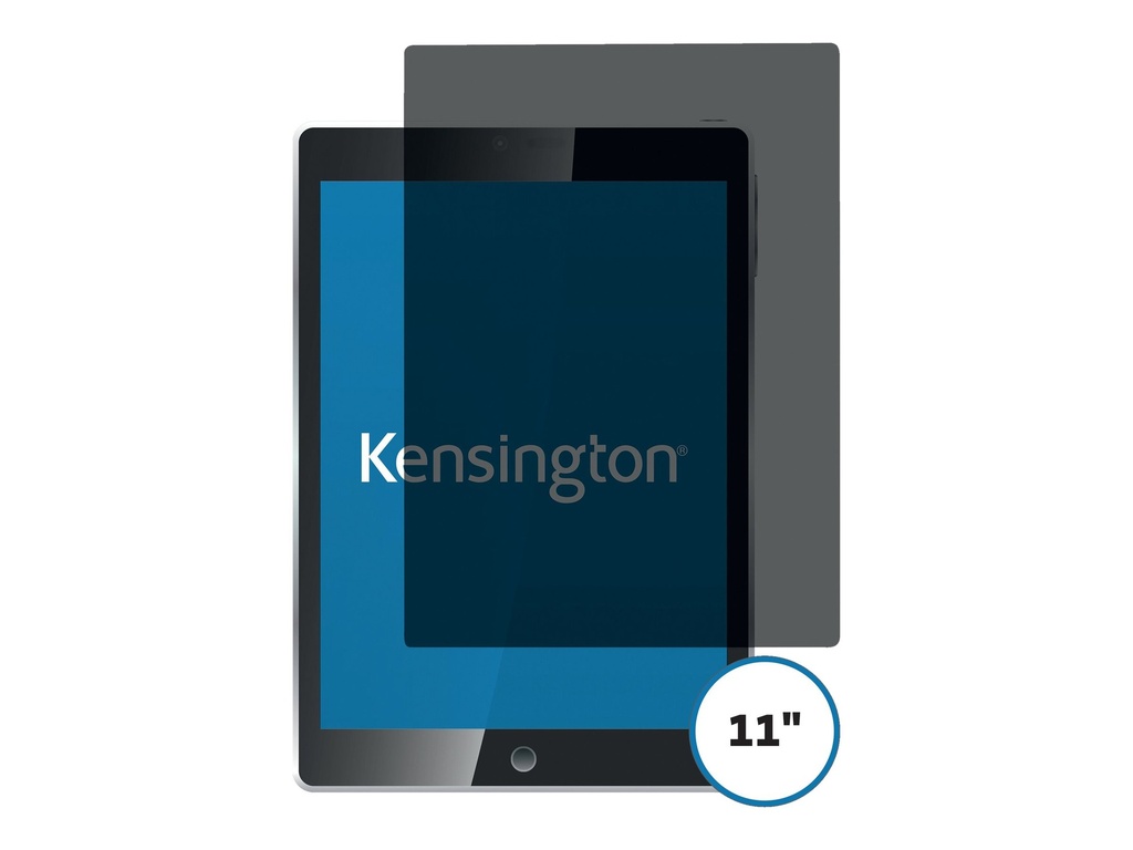 Kensington Bildschirmschutz für Tablet - mit Sichtschutzfilter - 2-Wege - entfernbar - 11" - für Apple 11-inch iPad Pro (1. Generation)