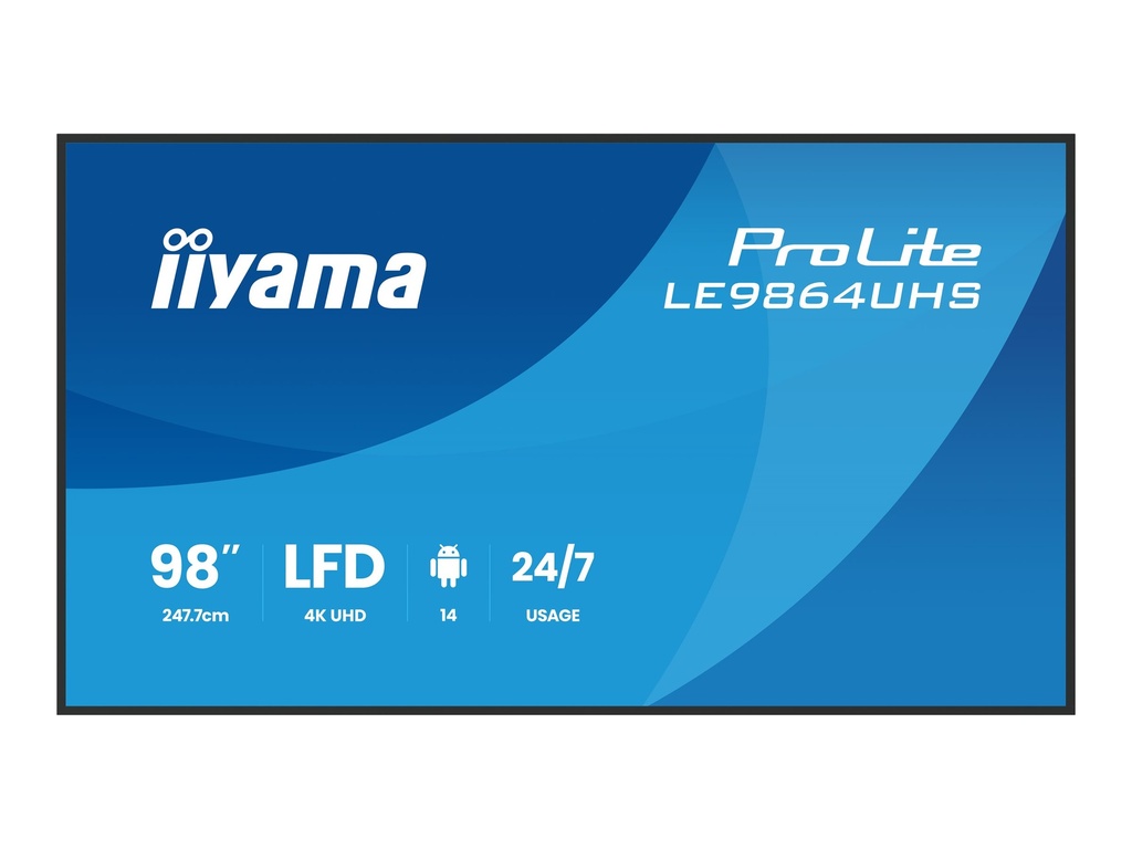 Iiyama ProLite LE9864UHS-B1AG - 249 cm (98") Diagonalklasse (247.7 cm (97.5")