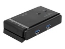 Delock USB 3.0 Matrix Switch 2 x 2 - USB-Umschalter für die gemeinsame Nutzung von Peripheriegeräten