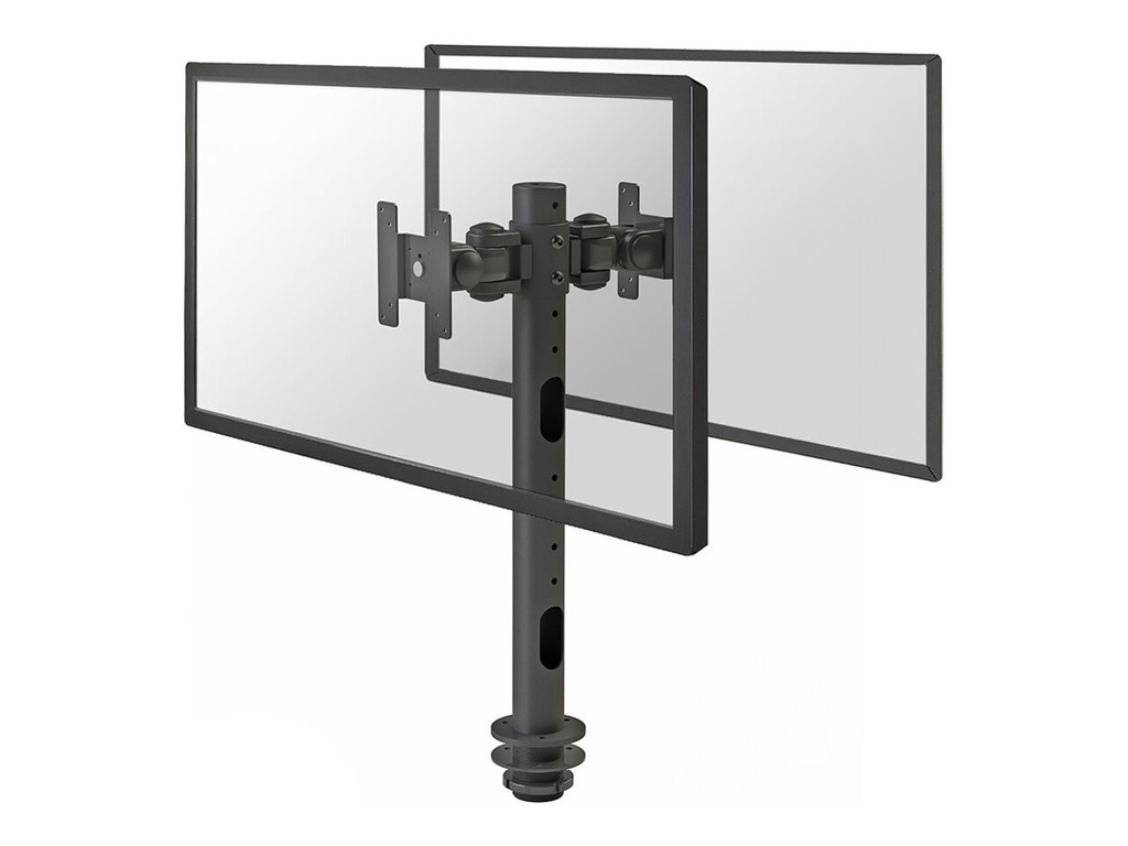 Neomounts FPMA-D050D - Befestigungskit - Voll beweglich - für 2 LCD-Displays - Schwarz - Bildschirmgröße: 25.4-76.2 cm (10"-30")
