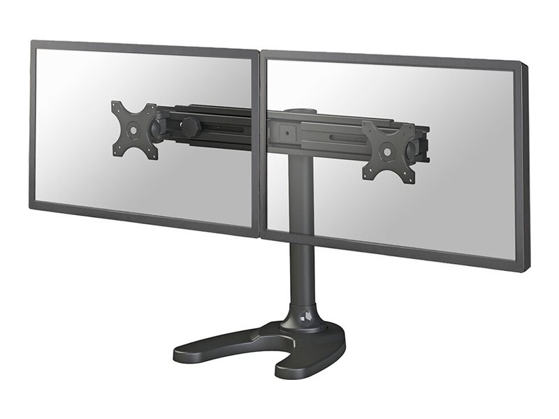 Neomounts FPMA-D700DD - Aufstellung - Voll beweglich - für 2 LCD-Displays - Schwarz - Bildschirmgröße: 48.3-76 cm (19"-30")