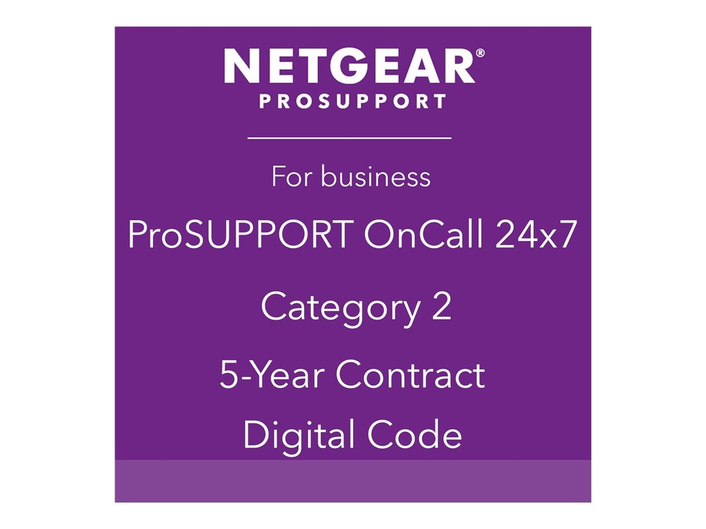 Netgear ProSupport OnCall 24x7 Category 2 - Technischer Support