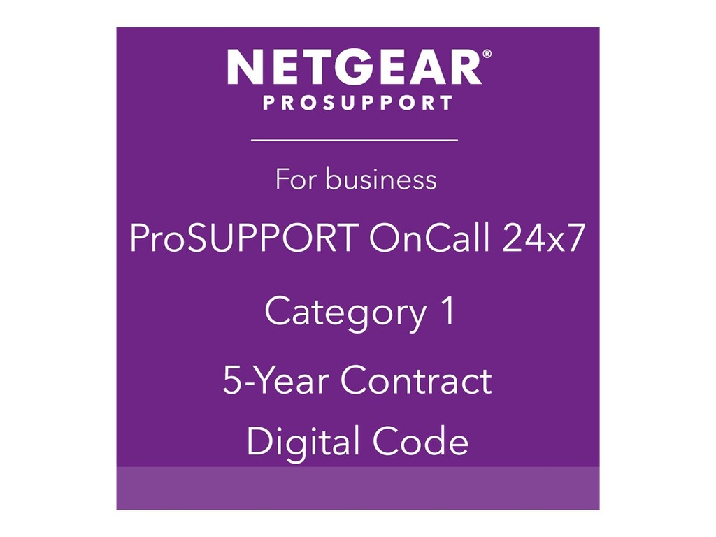 Netgear ProSupport OnCall 24x7 Category 1 - Technischer Support