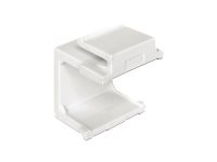 Delock Modulareinsatzkappe - weiß (Packung