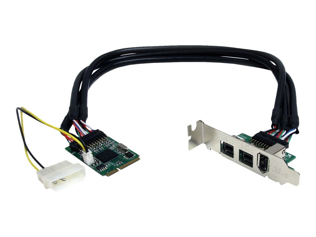 [MPEX1394B3] StarTech.com 3 Port 2b 1a 1394 Mini PCI Express