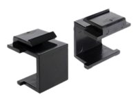 Delock Modulareinsatzkappe - Schwarz (Packung