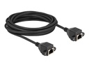 Delock Netzwerkkabel - RJ-50 (W) mit Muttern zu RJ-50 (W)