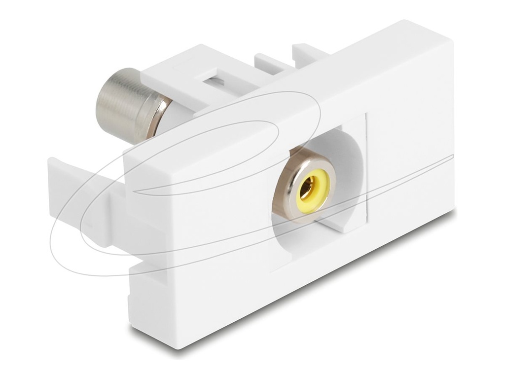 Delock Easy 45 - Einrastmodul - RCA - einfach
