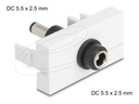 Delock Easy 45 - Einrastmodul - DC 5,5 x 2,5 mm (weiblich)