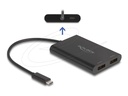 Delock Videoadapter - 24 pin USB-C (M) zu DisplayPort, USB-C (PD)