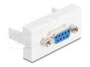Delock Easy 45 - Einrastmodul - 22,5 x 45 mm - 9-polige D-Sub (Buchse)