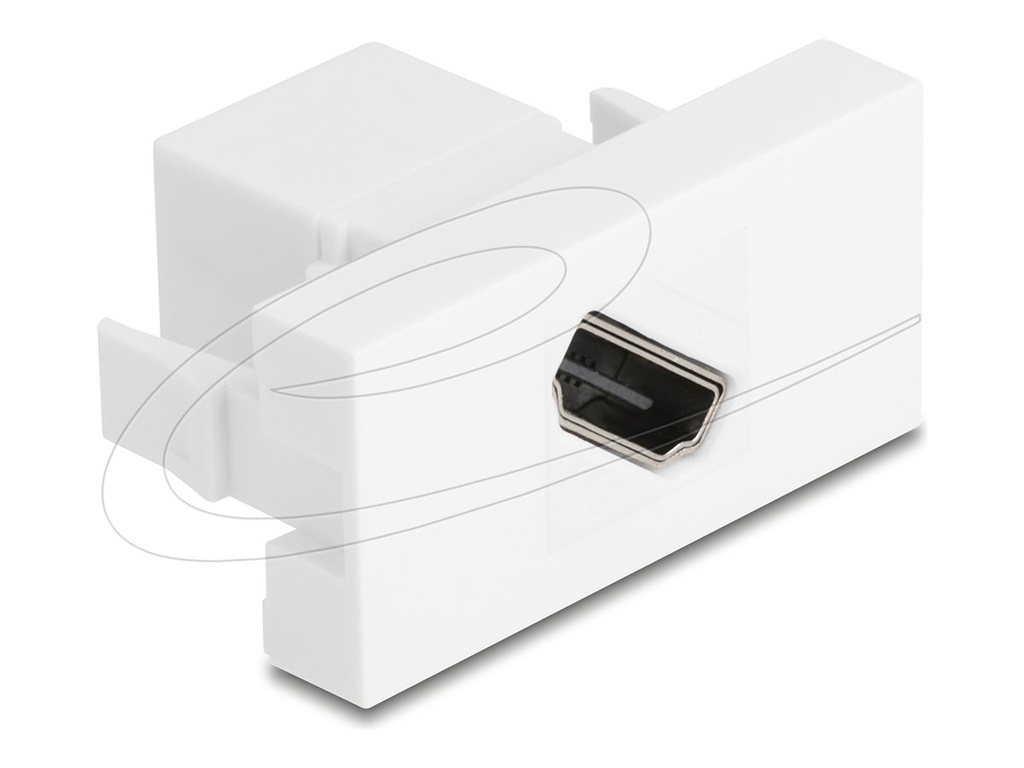 Delock Easy 45 - Einrastmodul - diagonal, 8K