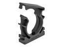 Delock Kabelhalter - mit Sicherungsclip, 28,5 mm - Schwarz (Packung mit 4)
