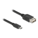 Delock USB 2.0 Kab Typ Micro-B St zu Typ-A Bu - Kabel - Digital/Daten