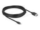Delock USB-Kabel - Micro-USB Typ B (M) umkehrbar zu USB (W)