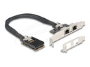 Delock Netzwerkadapter - PCIe Mini Card Low-Profile