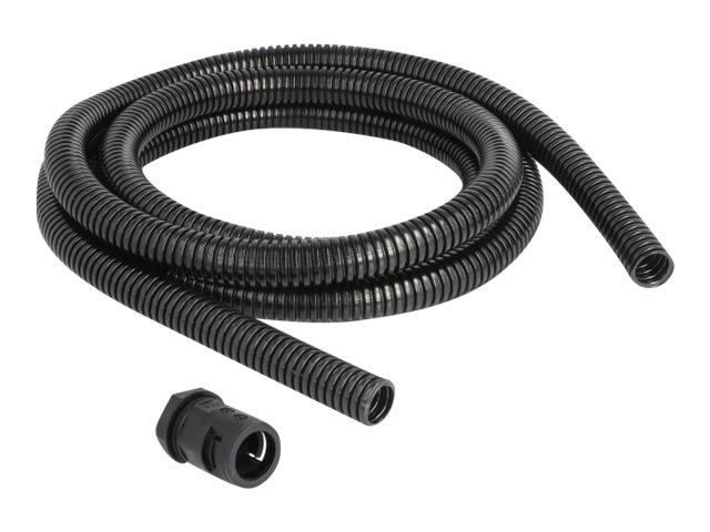 Delock Wellrohr - 15,8 mm, mit PG11 Schlauchverschraubungsset