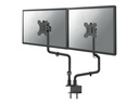 Neomounts FPMA-D010D - Befestigungskit - Voll beweglich - für 2 LCD-Displays - Schwarz - Bildschirmgröße: 25.4-76.2 cm (10"-30")