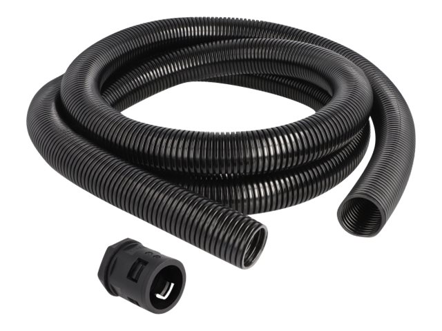 Delock Wellrohr - 28.5 mm - 2 m - Schwarz