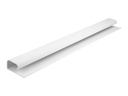 Delock Kabelkanal - unter Tisch montierbar - 40 cm - weiß (Packung mit 2)