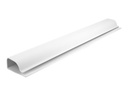 Delock Kabelkanal - unter Tisch montierbar - 40 cm - weiß (Packung mit 2)