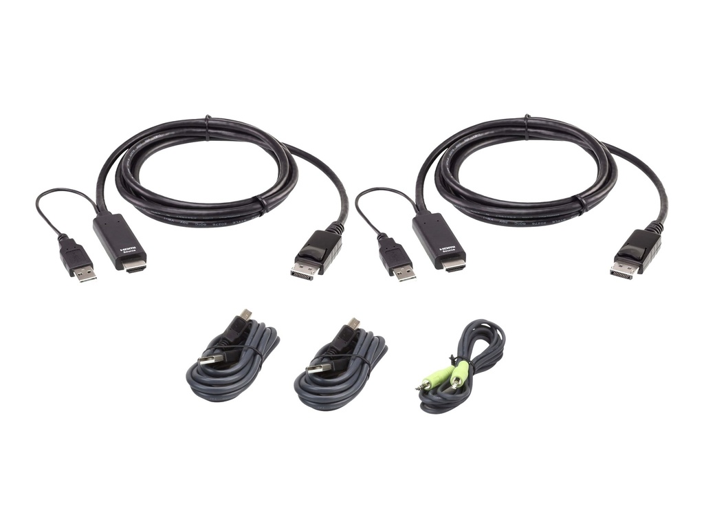 ATEN 2L-7D02UHDPX5 - Video-/Audio-/Datenkabel-Kit