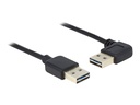 Delock Easy - USB-Kabel - USB (M) links/rechts abgewinkelt, umkehrbar zu USB (M)