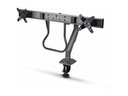 StarTech.com Desk Mount Dual Monitor Arm w/ Crossbar, Up To 27" Displays - Befestigungskit - artikulierender, mechanischer Feder - für 2 LCD-Displays - Kunststoff, Stahl - Schwarz - Bildschirmgröße: 43.2-68.6 cm (17"-27")