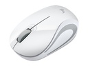 Logitech LGT-M187W - Beidhändig - Optisch - RF Wireless - 1000 DPI - Weiß