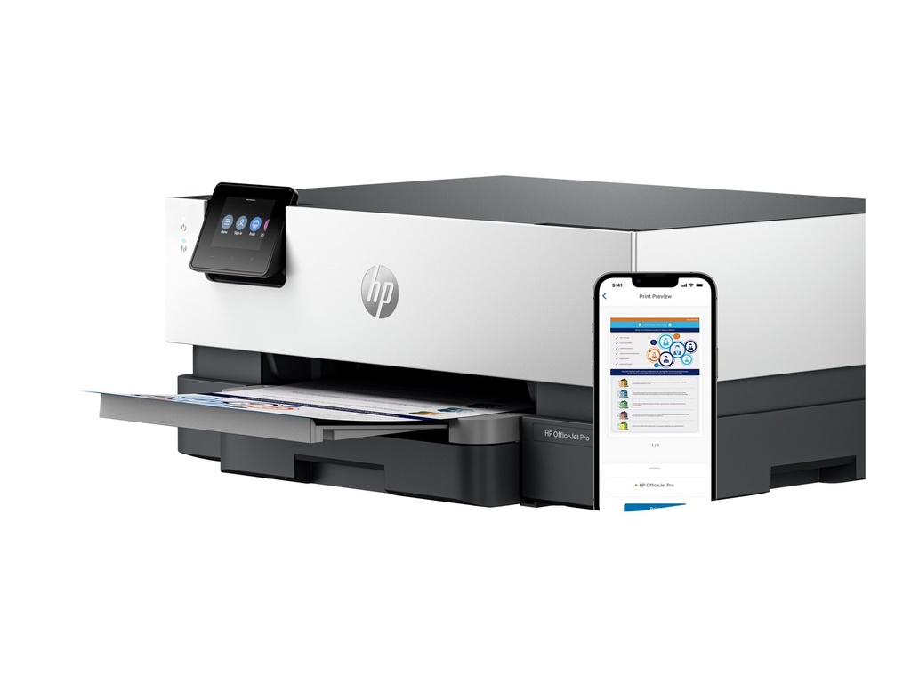 HP Officejet Pro 9110b - Drucker - Farbe - Duplex - Tintenstrahl - A4/Legal - 1200 x 1200 dpi - bis zu 22 Seiten/Min. (einfarbig)/