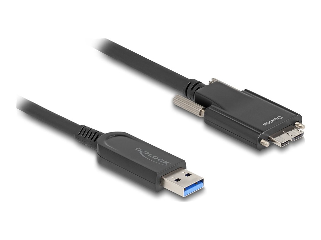 Delock USB-Kabel - Micro-USB Typ B (M) schraubbar zu USB Typ A (M)