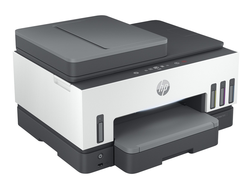 HP Smart Tank 7605 All-in-One - Multifunktionsdrucker - Farbe - Tintenstrahl - nachfüllbar - Letter A (216 x 279 mm)/