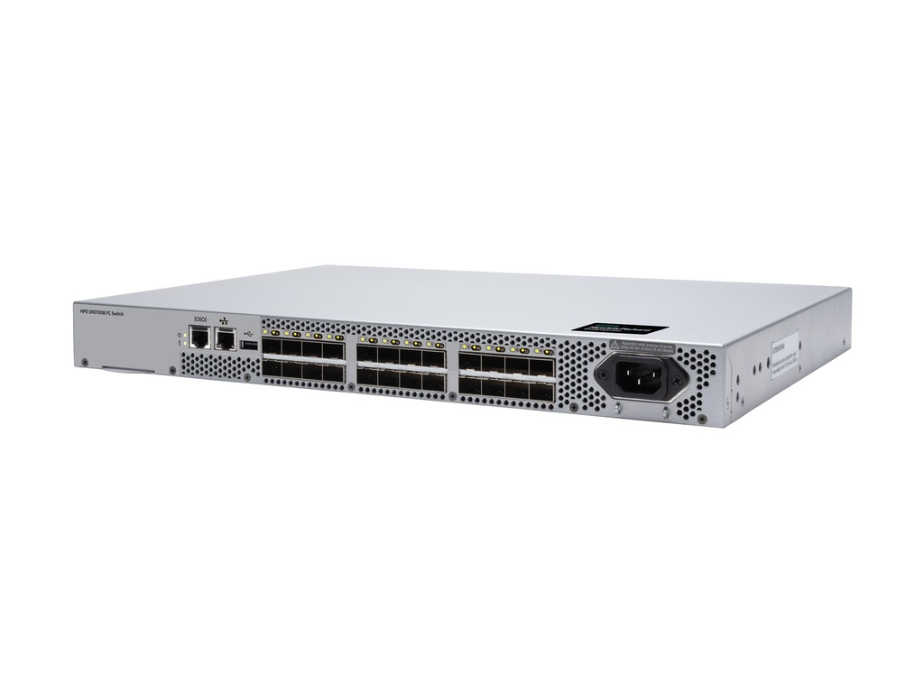 HPE SN3700B 64Gb 24/8 8-port 32Gb Short Wave SFP28 Switch