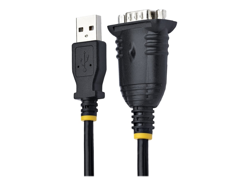 StarTech.com 1 m USB Seriell Adapter, USB RS232 Kabel, Windows/Mac - Kabel seriell - DB-9 (M)