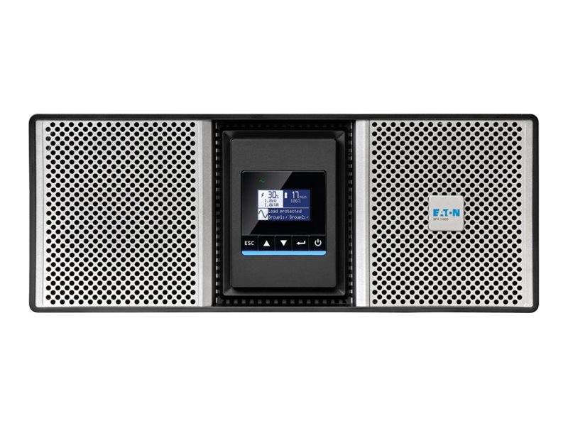 Eaton 9PX G2 9PX8KIRTNG2 - USV (in Rack montierbar/extern) - Wechselstrom 200/208/220/230/240 V - 8000 Watt - 8000 VA - 1-phasig - 9 Ah - Ethernet 10/100/1000, RS-232, USB - Ausgangsanschlüsse: 17 - PFC - 4U - 48.3 cm (19")