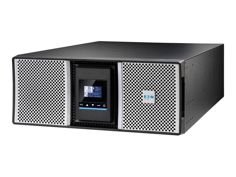 Eaton 9PX G2 9PX11KIRTNG2 - USV (in Rack montierbar/extern) - Wechselstrom 200/208/220/230/240 V - 11000 Watt - 11000 VA - 1-phasig - 9 Ah - Ethernet 10/100/1000, RS-232, USB - Ausgangsanschlüsse: 17 - PFC - 4U - 48.3 cm (19")